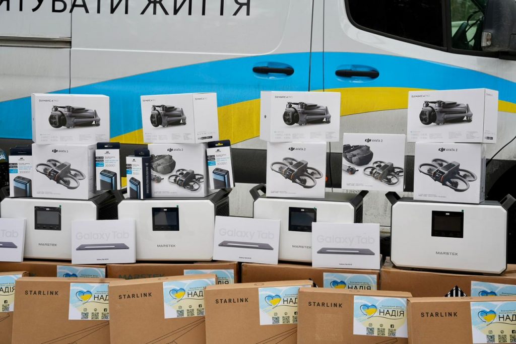 Мавіки, зарядні станції та планшети: БФ молодіжної ініціативи «НАДІЯ», Валерій Дубіль та Анатолій Шкрібляк посилили «Спецпідрозділ Тимура» ГУР